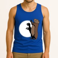 GroundhogS Dinosaur Shadow Puppet Funny Groundhog Day Tank Top