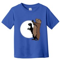 GroundhogS Dinosaur Shadow Puppet Funny Groundhog Day Toddler T-Shirt