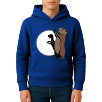 GroundhogS Dinosaur Shadow Puppet Funny Groundhog Day Kids Hoodie