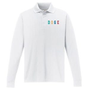 Get Doge Shop Doge My Doge Wallet Performance Long Sleeve Polo