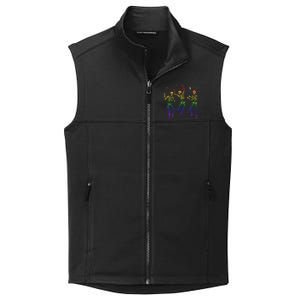 Goth Dancing Skeleton Gay Lesbian LGBT Pride For Halloween Collective Smooth Fleece Vest