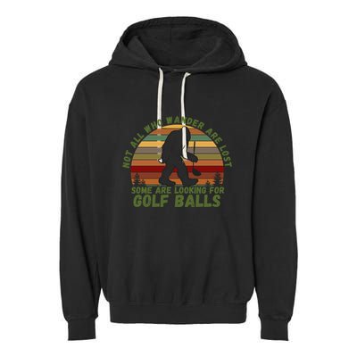 Gift Dventure Seeker Gift Idea Looking For Golf Balls Cute Gift Garment-Dyed Fleece Hoodie