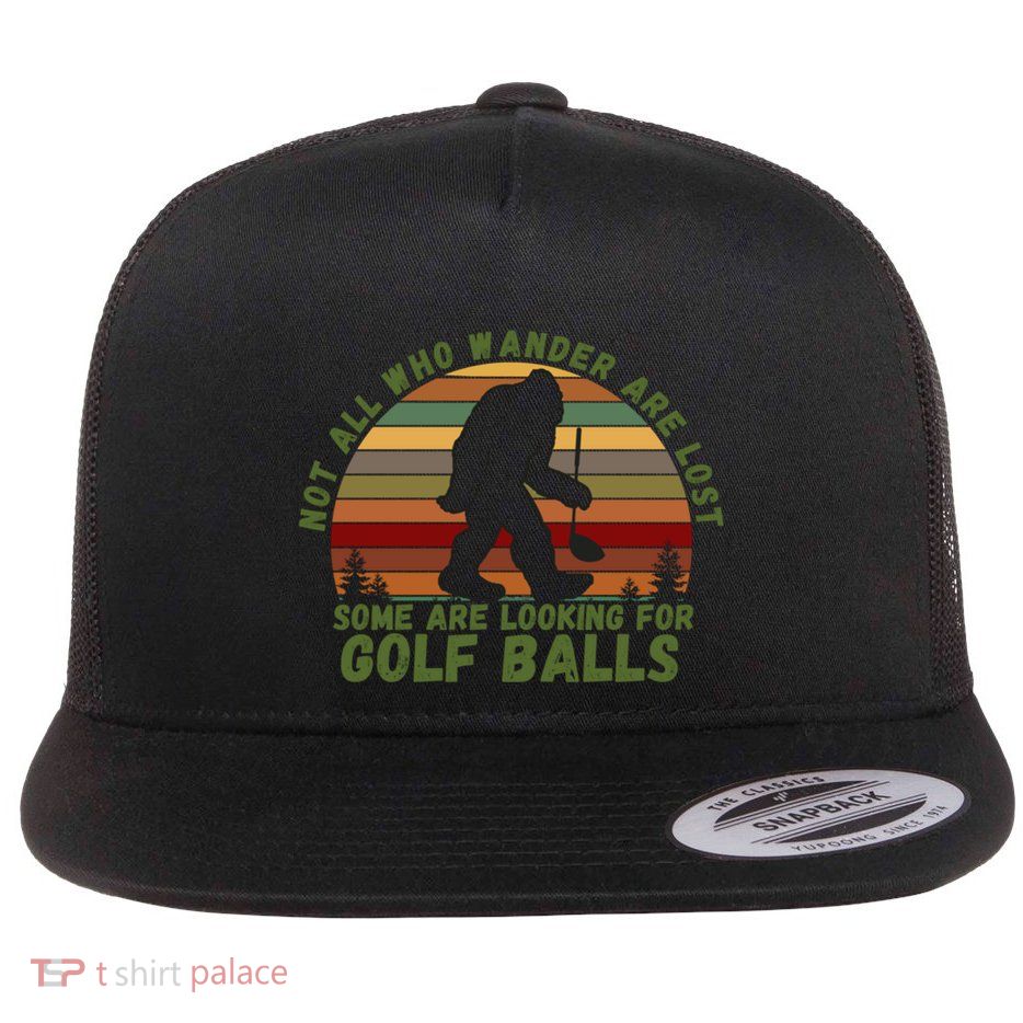 Gift Dventure Seeker Gift Idea Looking For Golf Balls Cute Gift Flat Bill Trucker Hat