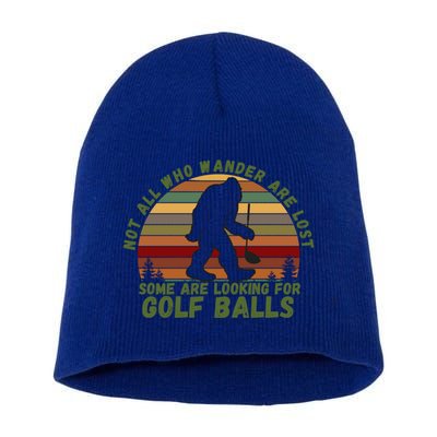 Gift Dventure Seeker Gift Idea Looking For Golf Balls Cute Gift Short Acrylic Beanie
