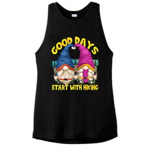 Good Days Start With Hiking Camping Couple For Hiker Mom Cute Gift Ladies PosiCharge Tri-Blend Wicking Tank