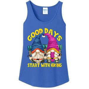 Good Days Start With Hiking Camping Couple For Hiker Mom Cute Gift Ladies Essential Tank