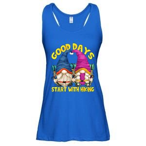 Good Days Start With Hiking Camping Couple For Hiker Mom Cute Gift Ladies Essential Flowy Tank