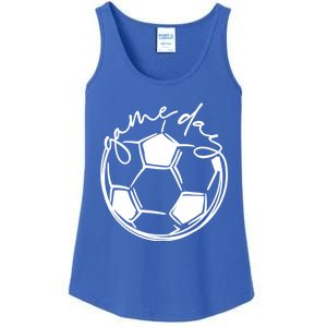 Game Day Sports Parent Soccer Mom Cute Gift Ladies Essential Tank