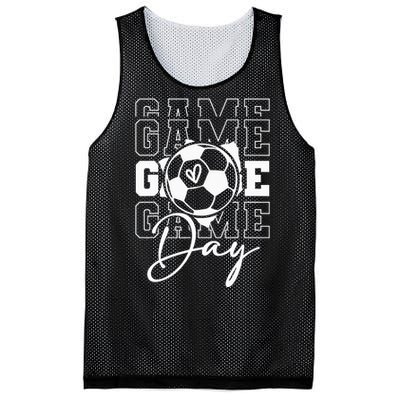 Game Day Soccer funny sport lovers  Mesh Reversible Basketball Jersey Tank