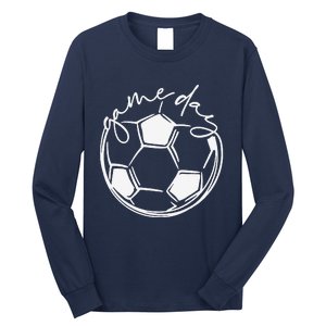 Game Day Sports Parent Soccer Mom Long Sleeve Shirt