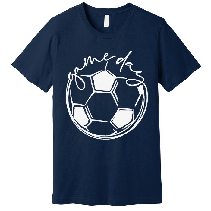 Game Day Sports Parent Soccer Mom Premium T-Shirt