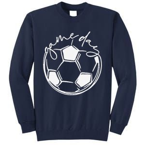 Game Day Sports Parent Soccer Mom Tall Sweatshirt