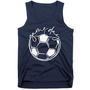 Game Day Sports Parent Soccer Mom Tank Top