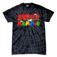 Gamer Dad Super Daddio Fathers Day Funny Gift From Kids Tie-Dye T-Shirt