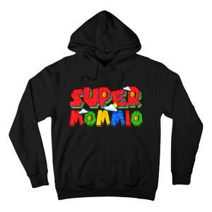 Gamer Dad Super Daddio Fathers Day Funny Gift From Kids Tall Hoodie