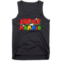 Gamer Dad Super Daddio Fathers Day Funny Gift From Kids Tank Top