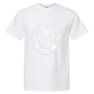 Game Day Soccer Leopard Print  Girls Soccer Garment-Dyed Heavyweight T-Shirt