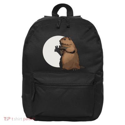 Groundhog Day Shadow Puppet 16 in Basic Backpack
