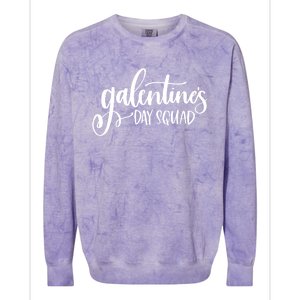 Galentines Day Squad Funny Matching Valentine's Gift Colorblast Crewneck Sweatshirt