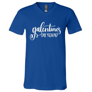 Galentines Day Squad Funny Matching Valentine's Gift V-Neck T-Shirt