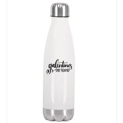 Galentines Day Squad Funny Matching Valentine's Gift Stainless Steel Insulated Water Bottle