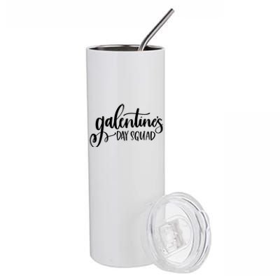 Galentines Day Squad Funny Matching Valentine's Gift Stainless Steel Tumbler