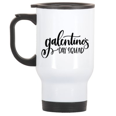 Galentines Day Squad Funny Matching Valentine's Gift Stainless Steel Travel Mug