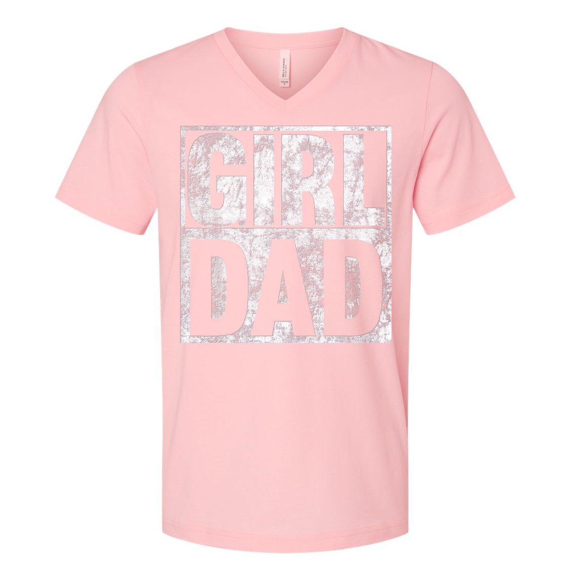 Girl Dad Shirt For Hashtag Girl Dad Fathers Day Daughter V-Neck T-Shirt