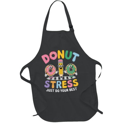 Groovy Donut Stress Just Do Your Best Testing Day Teachers Apron
