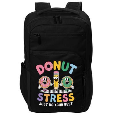 Groovy Donut Stress Just Do Your Best Testing Day Teachers Impact Tech Backpack