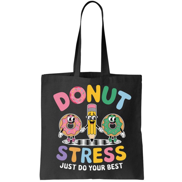 Groovy Donut Stress Just Do Your Best Testing Day Teachers Bag