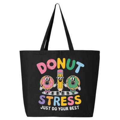 Groovy Donut Stress Just Do Your Best Testing Day Teachers 25L Jumbo Tote