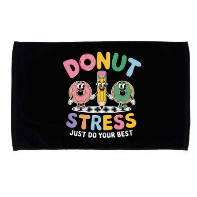 Groovy Donut Stress Just Do Your Best Testing Day Teachers Microfiber Hand Towel