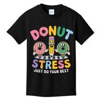 Groovy Donut Stress Just Do Your Best Testing Day Teachers Kids T-Shirt