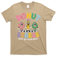 Groovy Donut Stress Just Do Your Best Testing Day Teachers T-Shirt