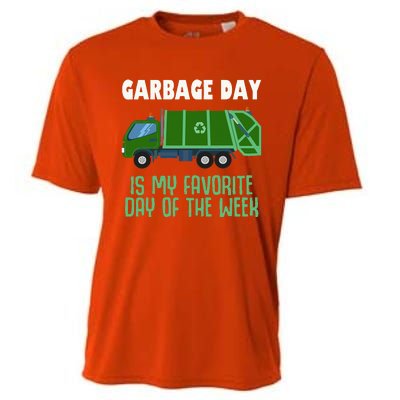 Garbage Day Truck Adult Trash Cooling Performance Crew T-Shirt