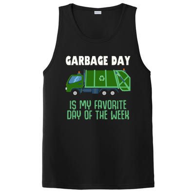 Garbage Day Truck Adult Trash PosiCharge Competitor Tank