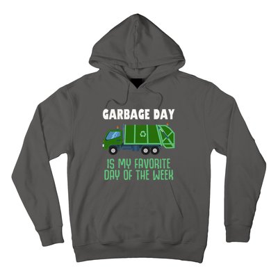 Garbage Day Truck Adult Trash Hoodie