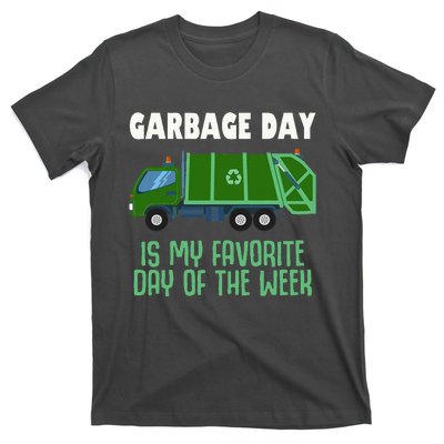 Garbage Day Truck Adult Trash T-Shirt