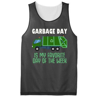 Garbage Day Truck Adult Trash Mesh Reversible Basketball Jersey Tank