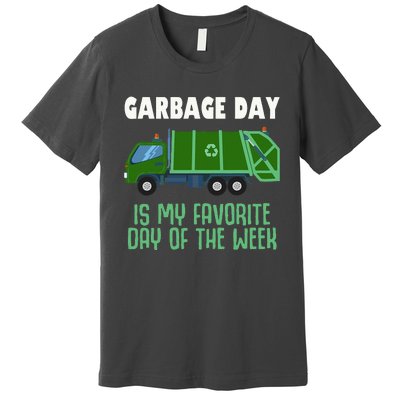 Garbage Day Truck Adult Trash Premium T-Shirt