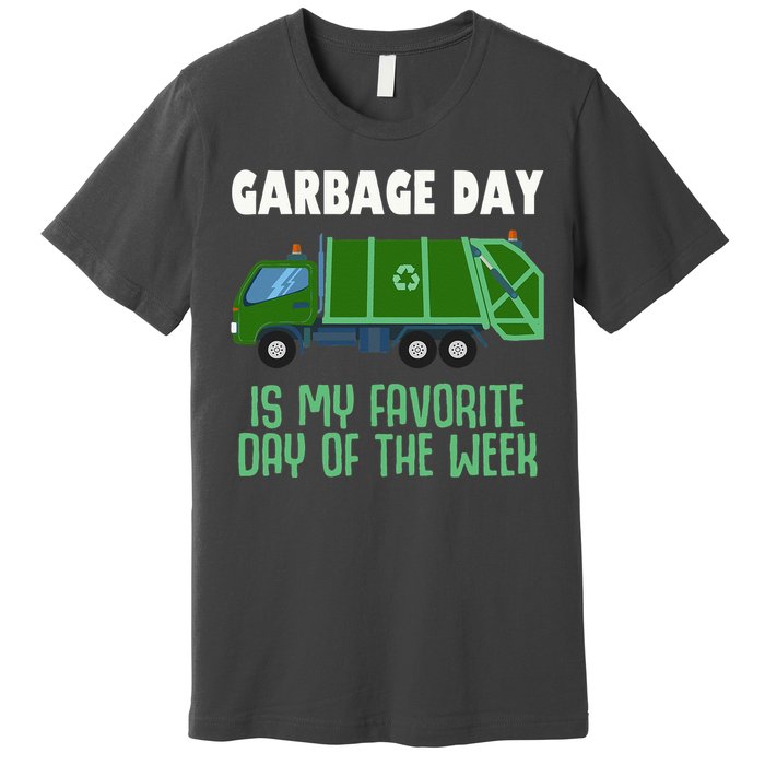 Garbage Day Truck Adult Trash Premium T-Shirt