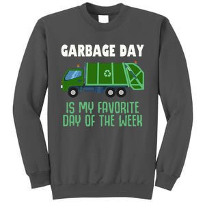 Garbage Day Truck Adult Trash Tall Sweatshirt