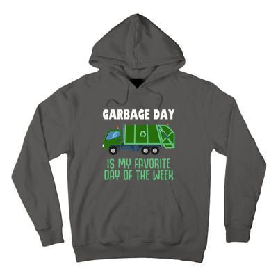 Garbage Day Truck Adult Trash Tall Hoodie