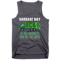 Garbage Day Truck Adult Trash Tank Top