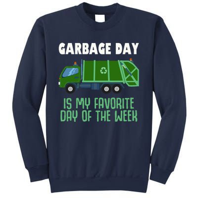 Garbage Day Truck Adult Trash Sweatshirt