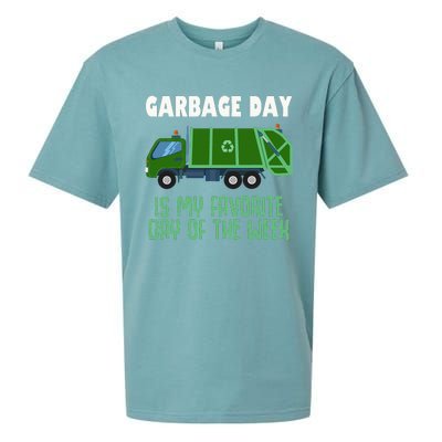 Garbage Day Truck Adult Trash Sueded Cloud Jersey T-Shirt