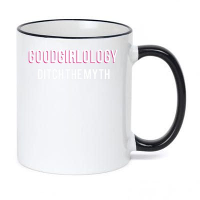 Goodgirlology Ditch The Myth 11oz Black Color Changing Mug