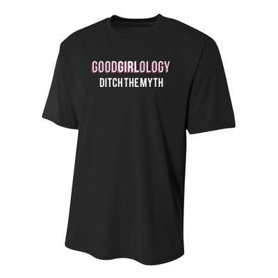 Goodgirlology Ditch The Myth Youth Performance Sprint T-Shirt