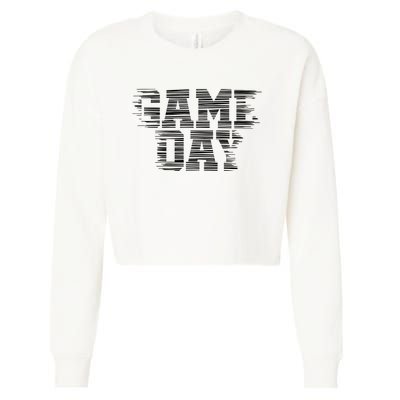 Game Day Team Matching Lover Cropped Pullover Crew